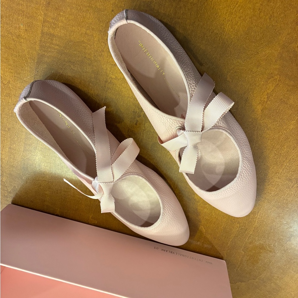 Intentionally Blank Valley Leather Flats in Blush size 9 - Picture 2 of 12